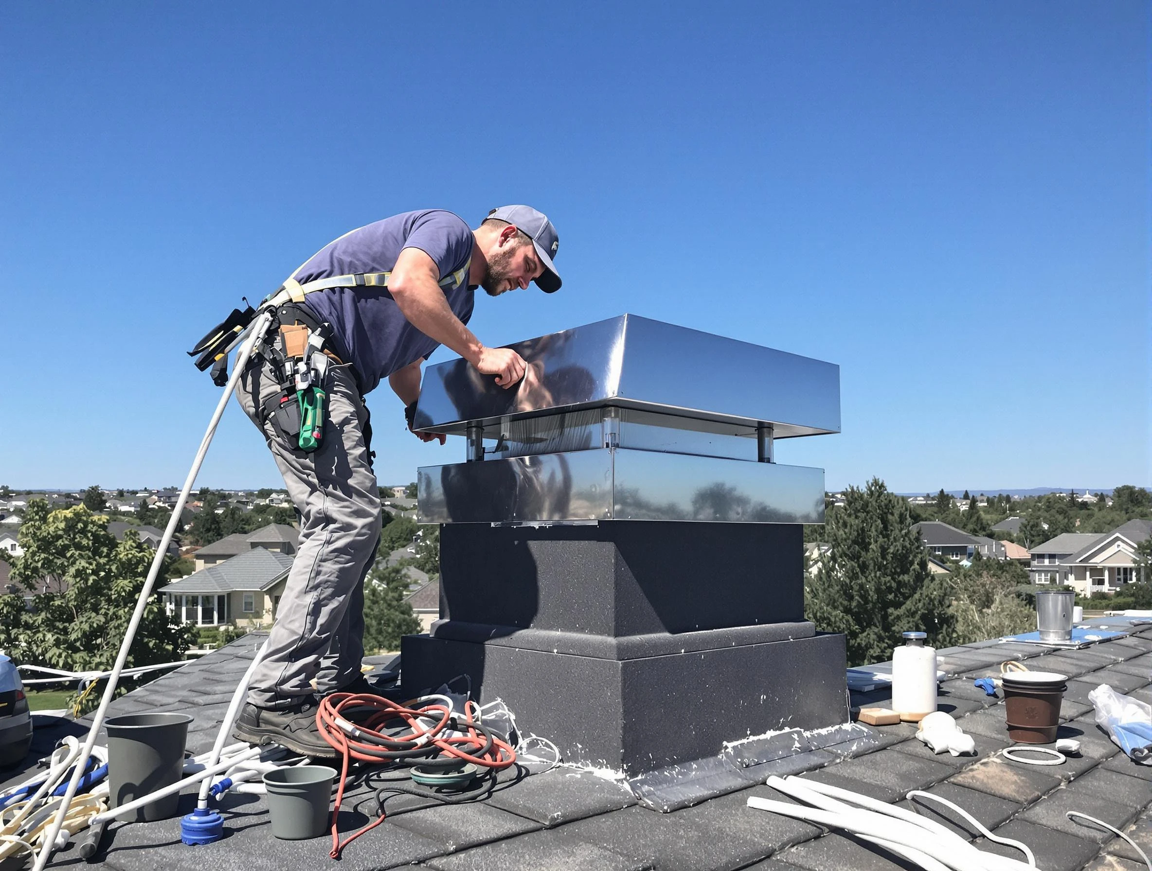 Chimney Cap Services in Newton