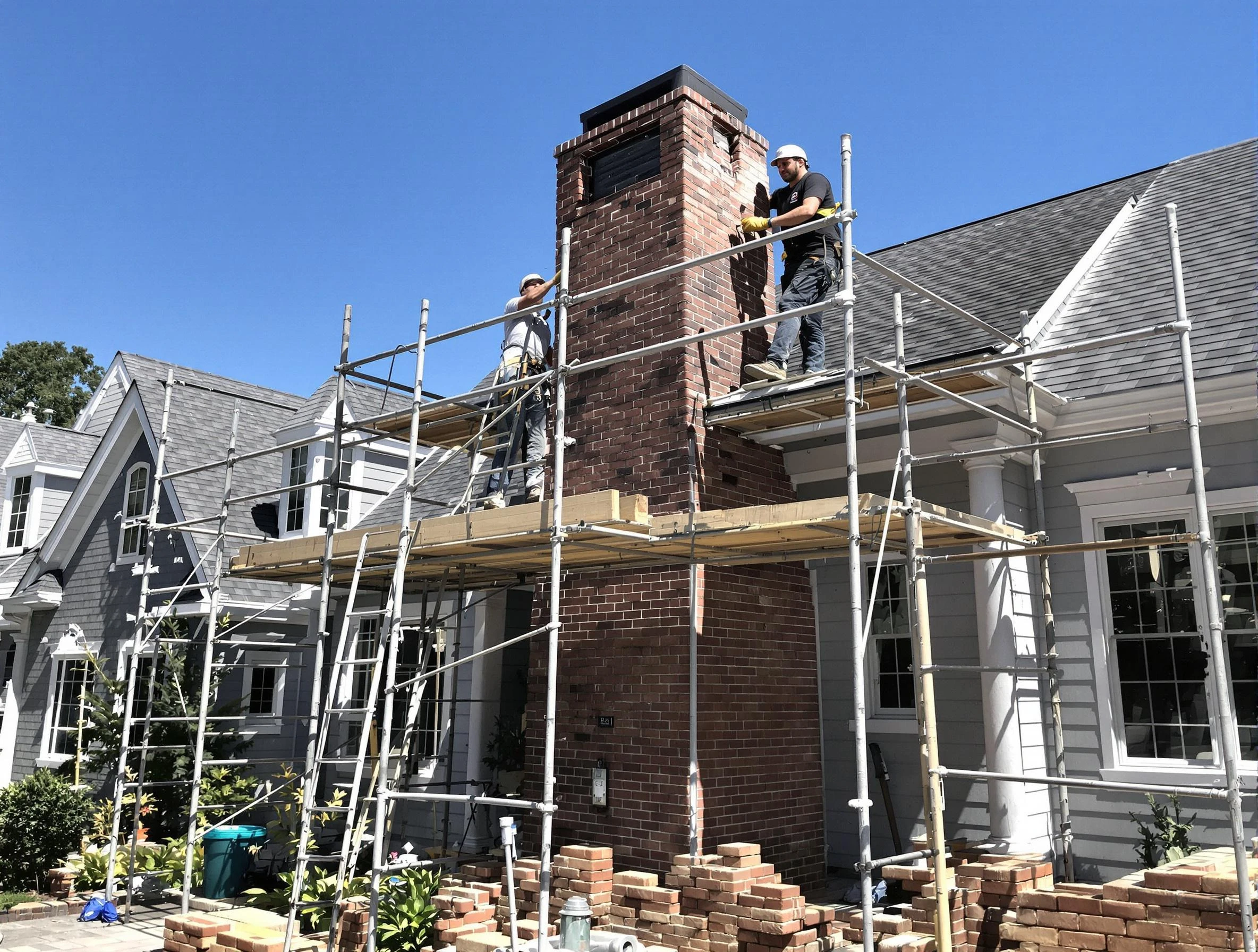 Chimney Rebuilding in Newton