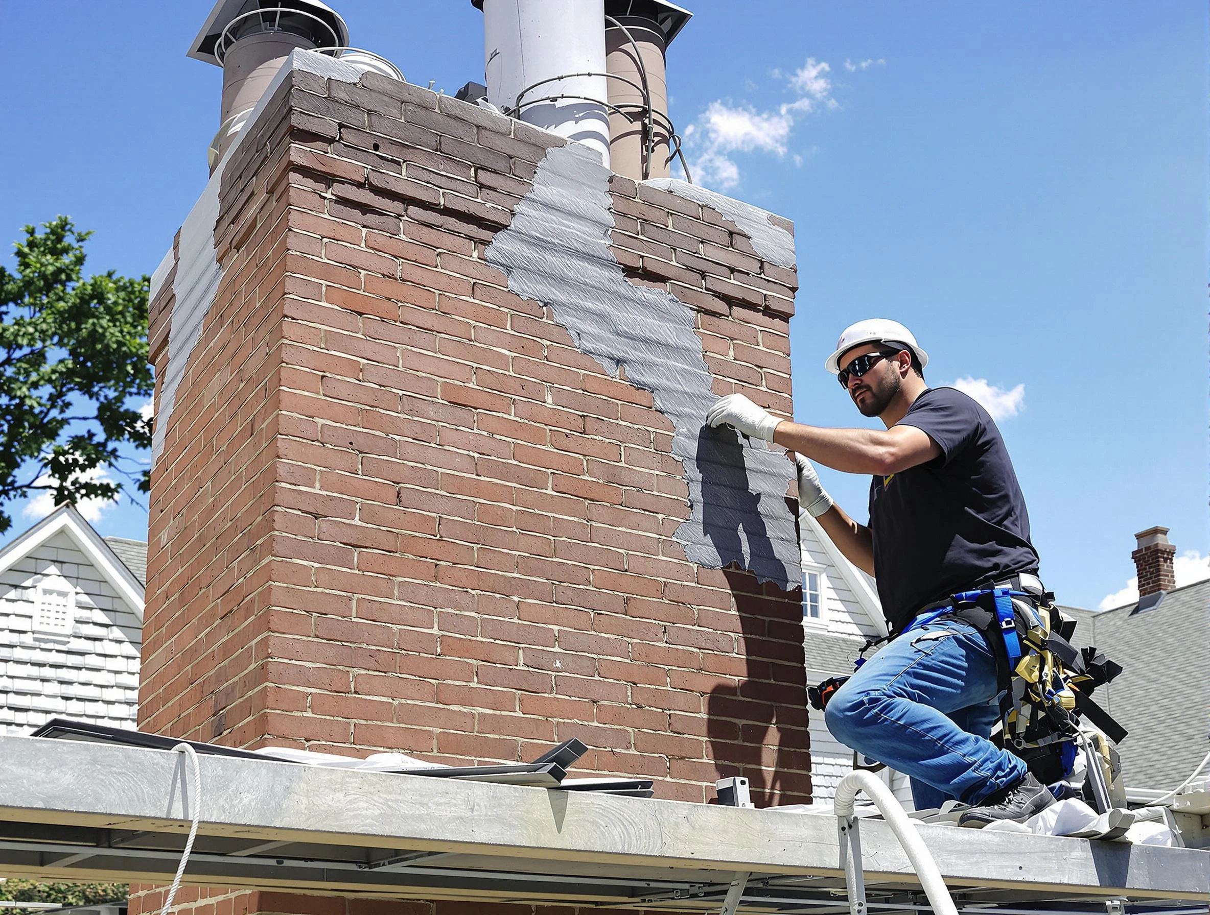 Chimney Restoration in Newton
