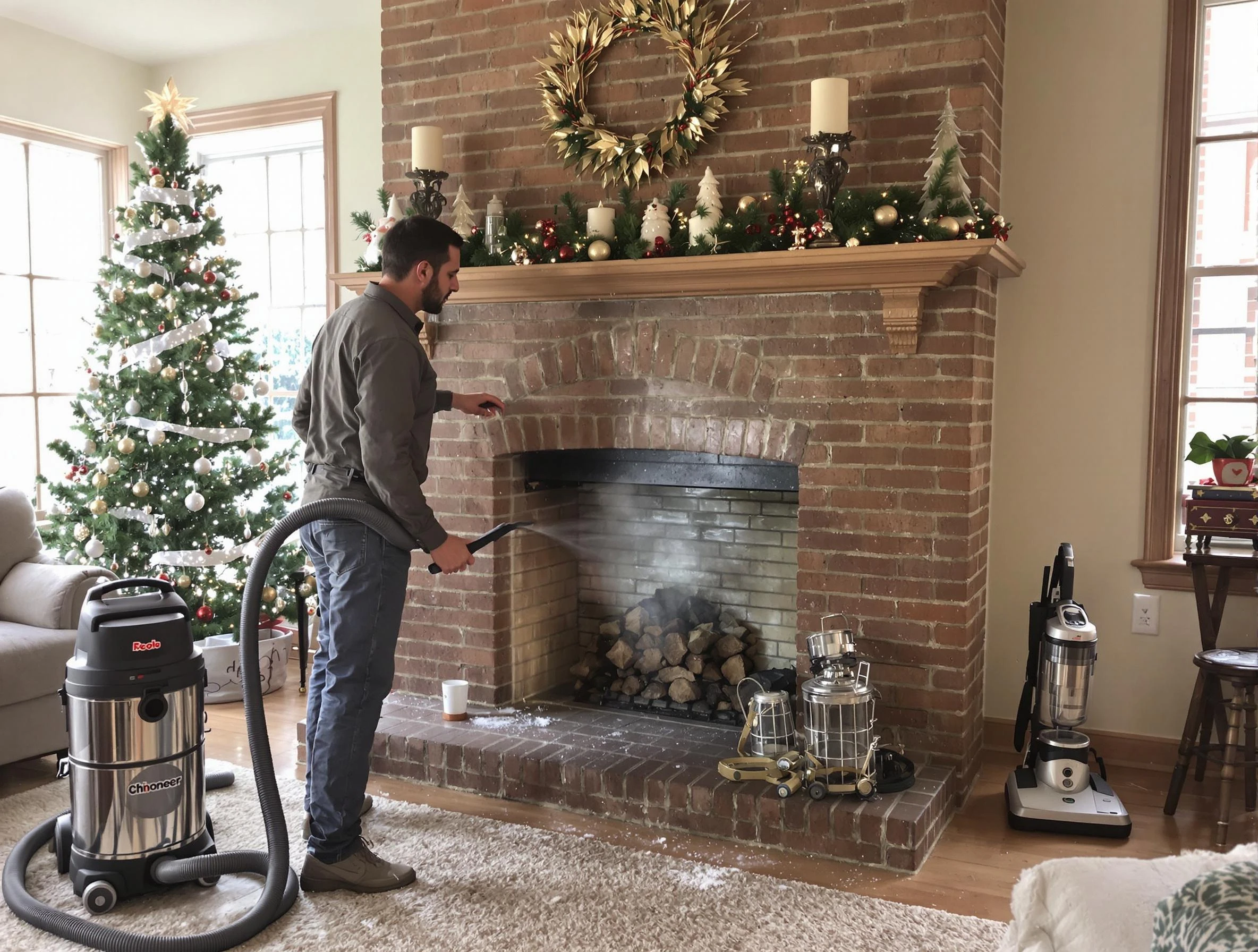 Fireplace Cleaning in Newton